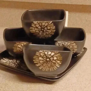 💙🌹2 bowls for decoration or food serving